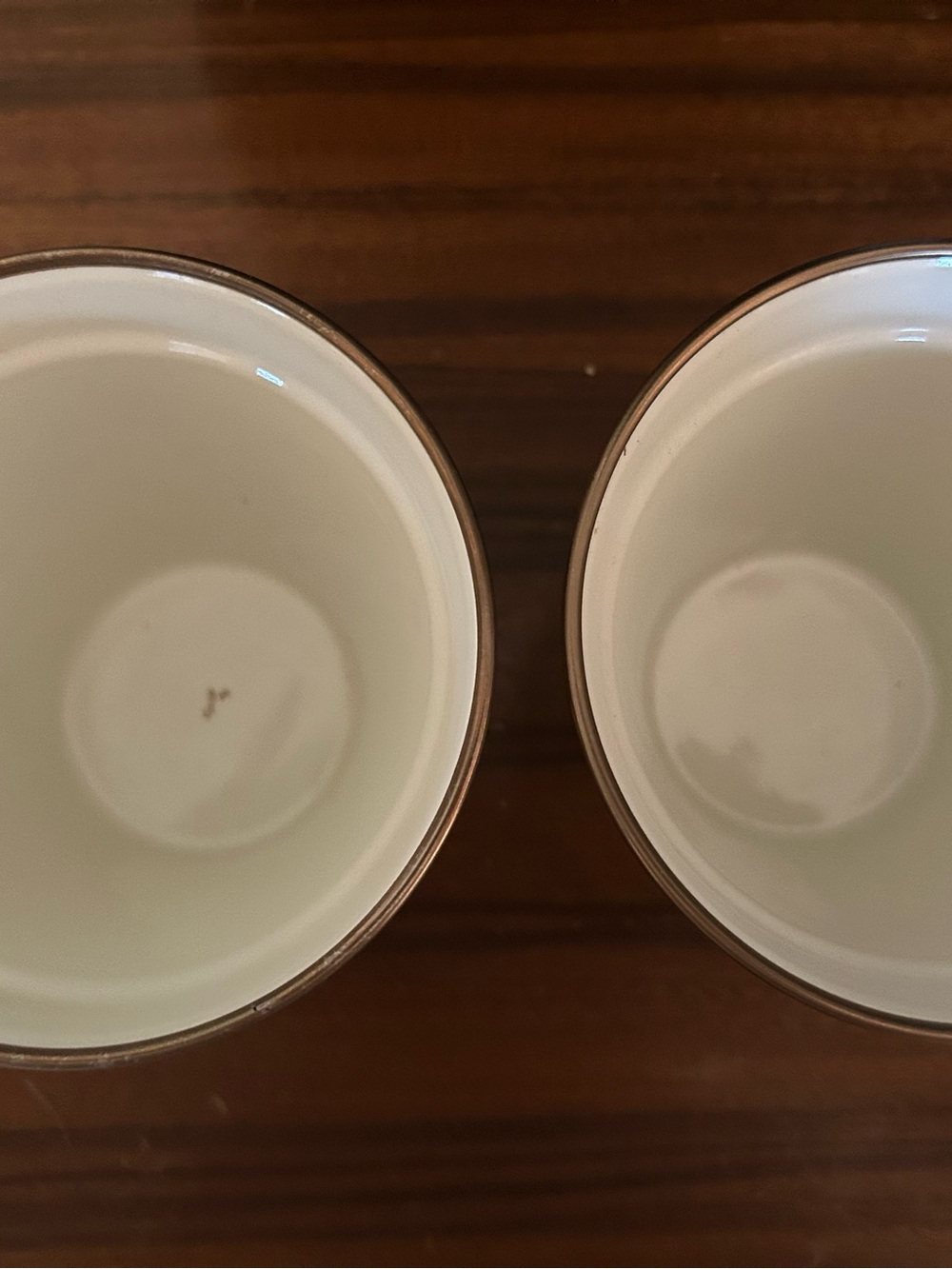 Set of two McKenzie Childs flower pots - Picture 3 of 5
